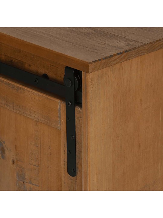 Tv skříňka halden 2 posuvné dveře 150x40x60 cm masivní dřevo