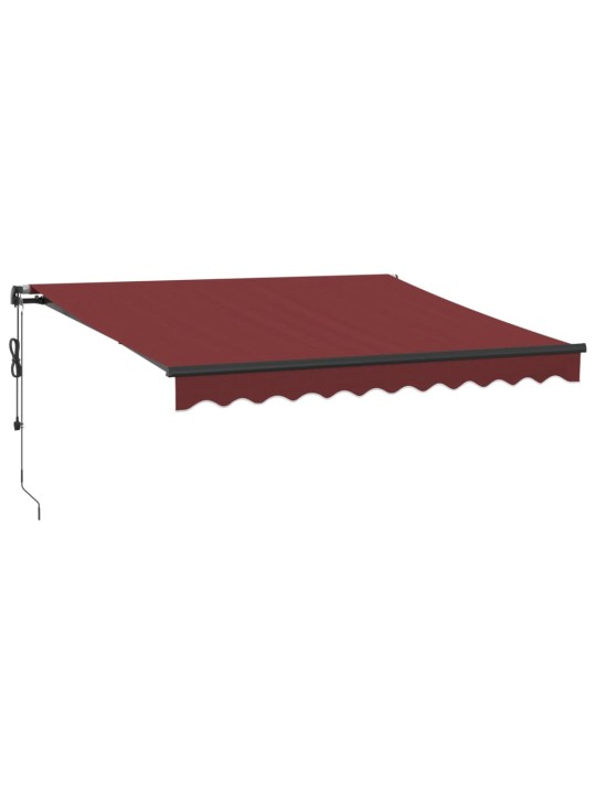 Automatická zatahovací markýza burgundská 300 x 250 cm
