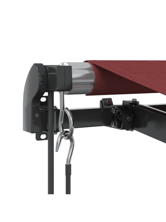 Automatická zatahovací markýza burgundská 300 x 250 cm