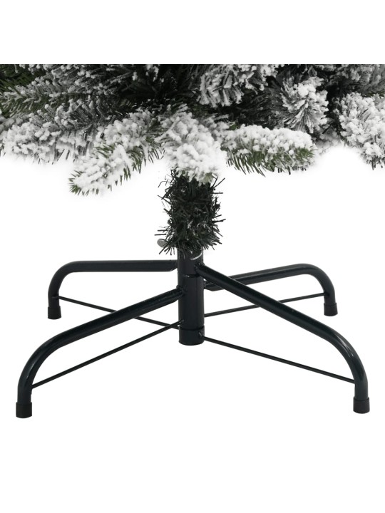 Umělý úzký vánoční stromek zasněžený 150 cm PVC a PE