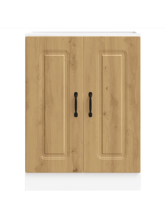 Skříňka pod umyvadlo "kalmar" dub artisan 60x46x81,5cm kompozit