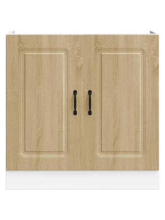 Skříňka pod umyvadlo "kalmar" dub sonoma 80x46x81,5 cm kompozit