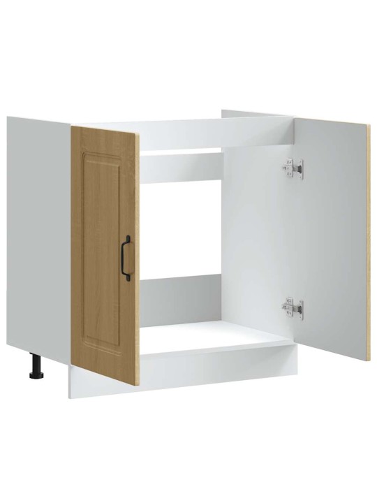 Skříňka pod umyvadlo "kalmar" dub sonoma 80x46x81,5 cm kompozit