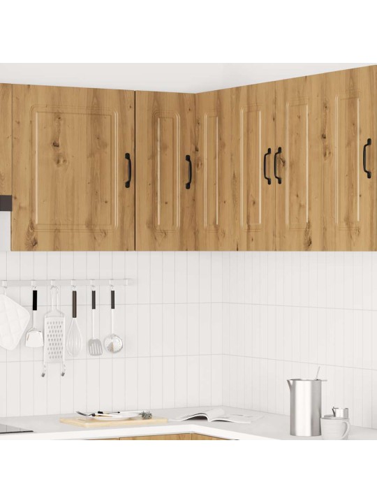 Kuchyňská nástěnná rohová skříňka "kalmar" dub artisan kompozit