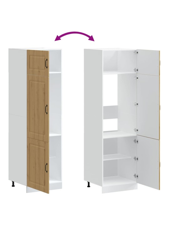Kuchyňská skříňka "kalmar" dub artisan kompozitní dřevo