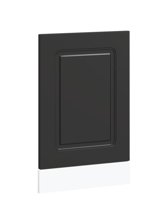 Panel na myčku "kalmar" černý 45x1,5x67 cm kompozitní dřevo