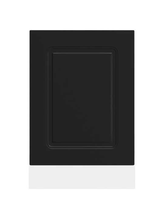 Panel na myčku "kalmar" černý 45x1,5x67 cm kompozitní dřevo