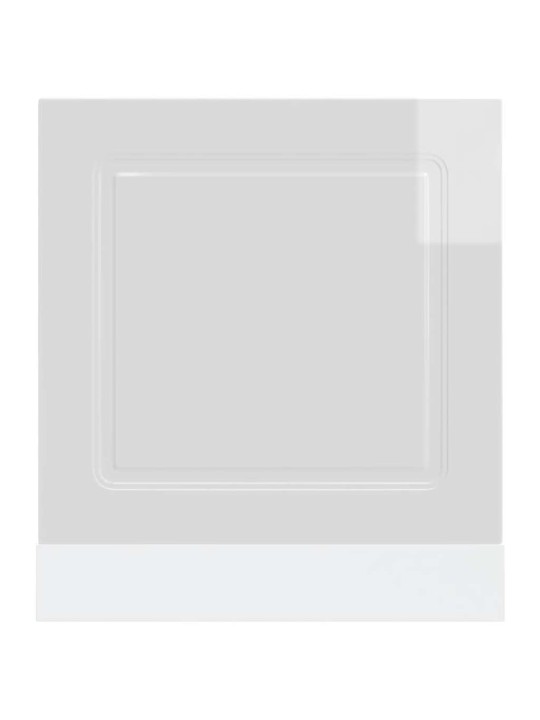 Panel na myčku "kalmar" bílý vysoký lesk 60x1,5x67 cm kompozit