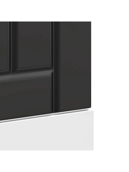Panel na myčku "lucca" černý kompozitní dřevo