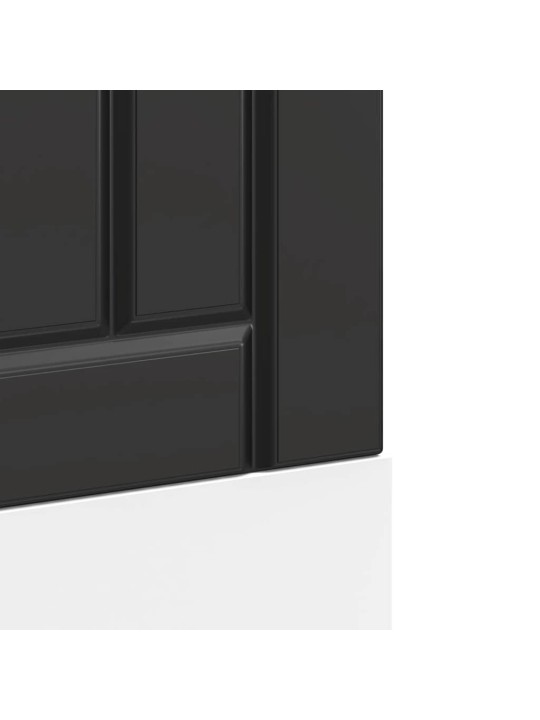 Panel na myčku "lucca" černý kompozitní dřevo