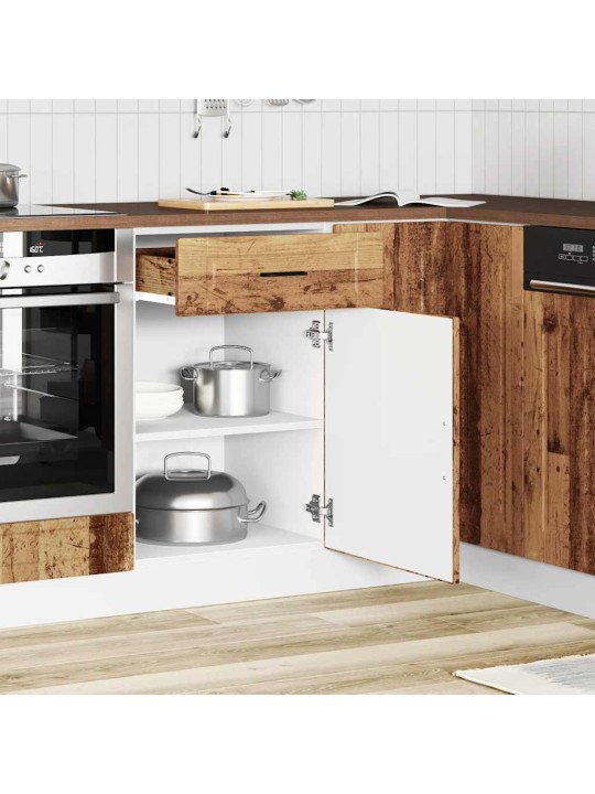 Kuchyňská spodní skříňka "porto" old wood kompozitní dřevo