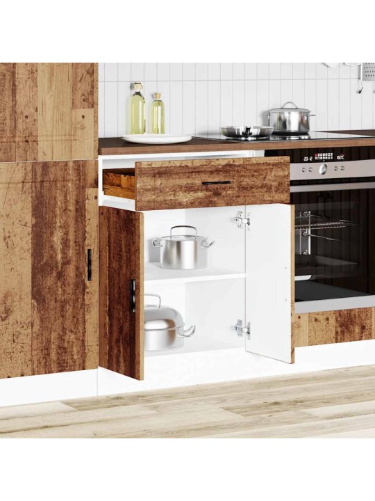 Kuchyňská spodní skříňka "porto" old wood kompozitní dřevo
