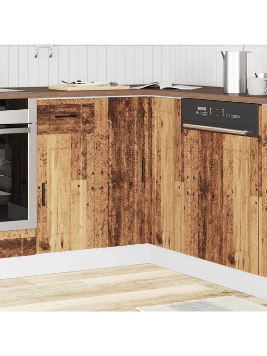 Kuchyňská rohová skříňka "porto" old wood kompozitní dřevo