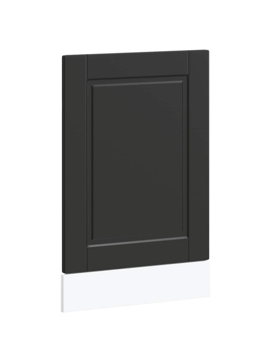 Panel na myčku "porto" černý 45x1,5x67 cm kompozitní dřevo