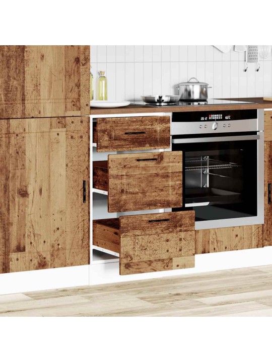 Kuchyňská spodní skříňka "porto" old wood kompozitní dřevo