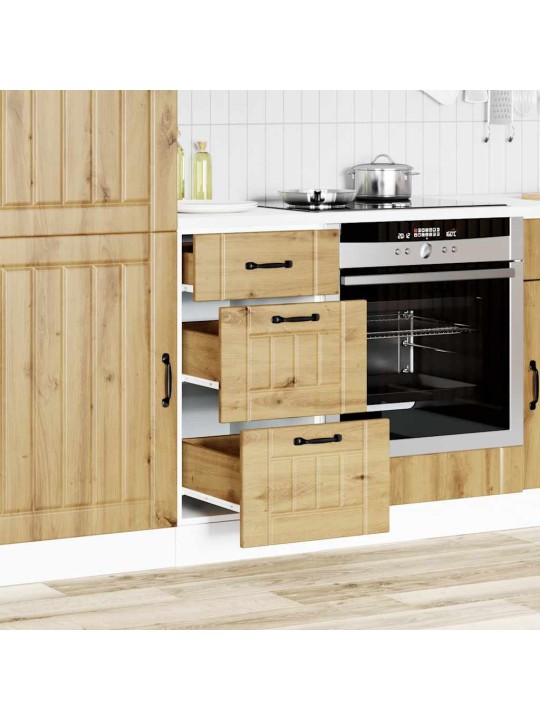 Kuchyňská spodní skříňka "lucca" artisan oak kompozitní dřevo