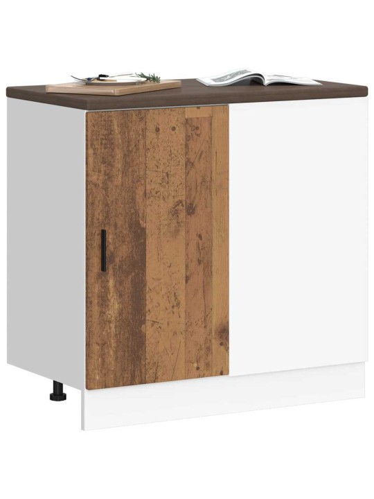 Skříňka pod umyvadlo old wood kompozitní dřevo
