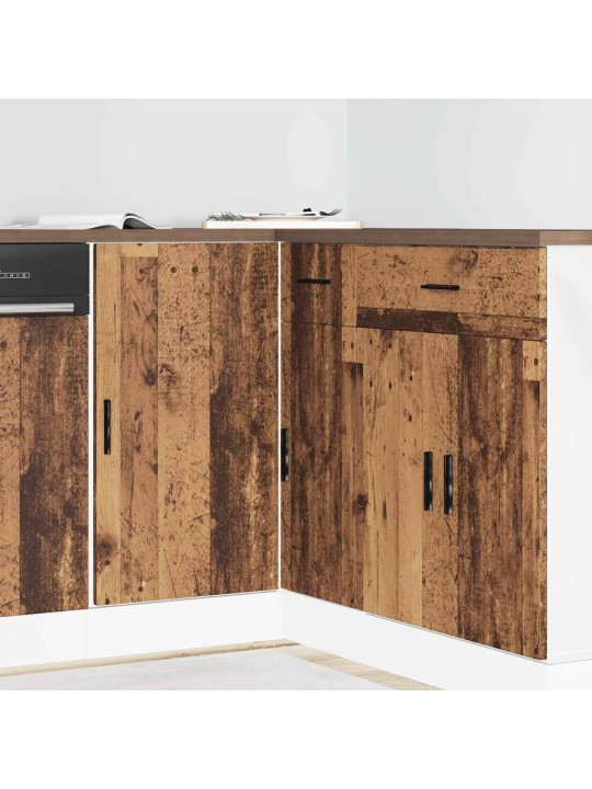 Skříňka pod umyvadlo old wood kompozitní dřevo