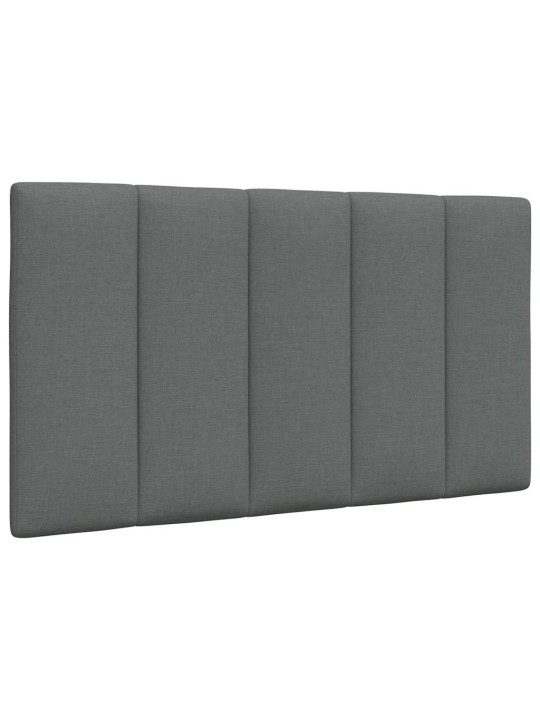 Rám postele bez matrace tmavě šedý 90 x 200 cm textil