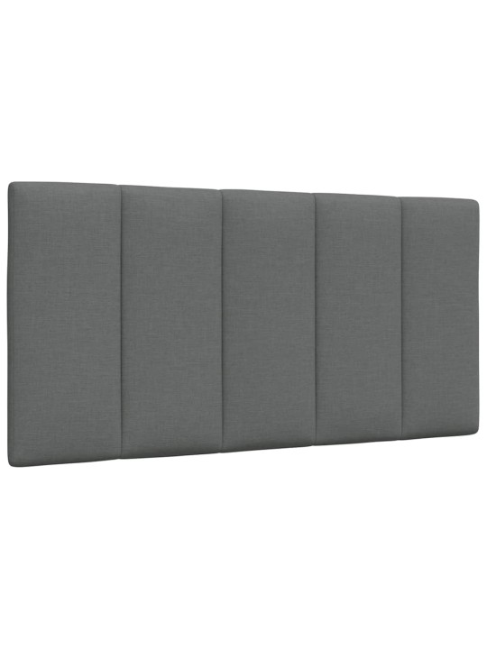 Rám postele bez matrace tmavě šedá 100 x 200 cm textil
