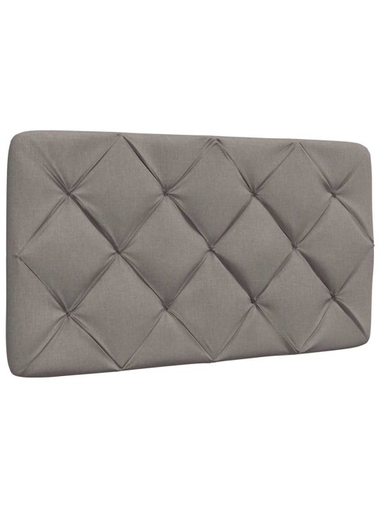 Rám postele bez matrací taupe 90x190 cm textil