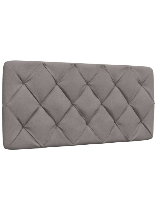 Rám postele s led bez matrace taupe 100x200 cm látka