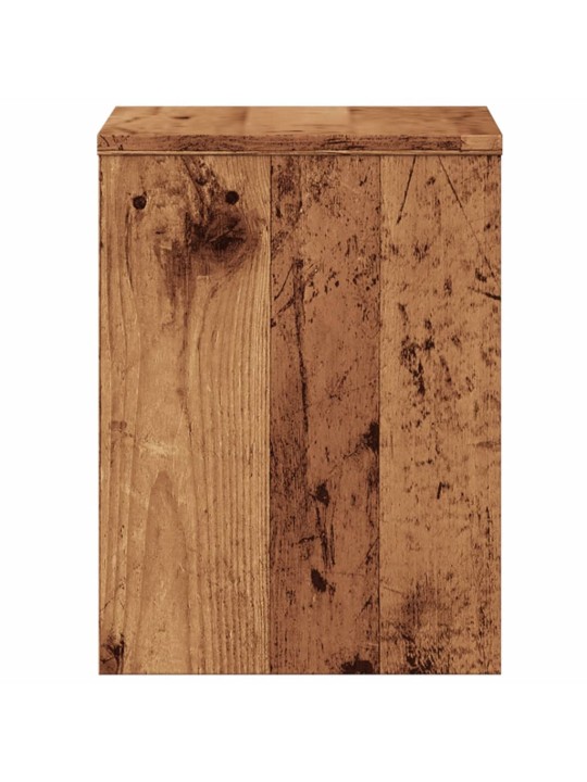 Noční stolek old wood 40 x 30 x 40 cm kompozitní dřevo