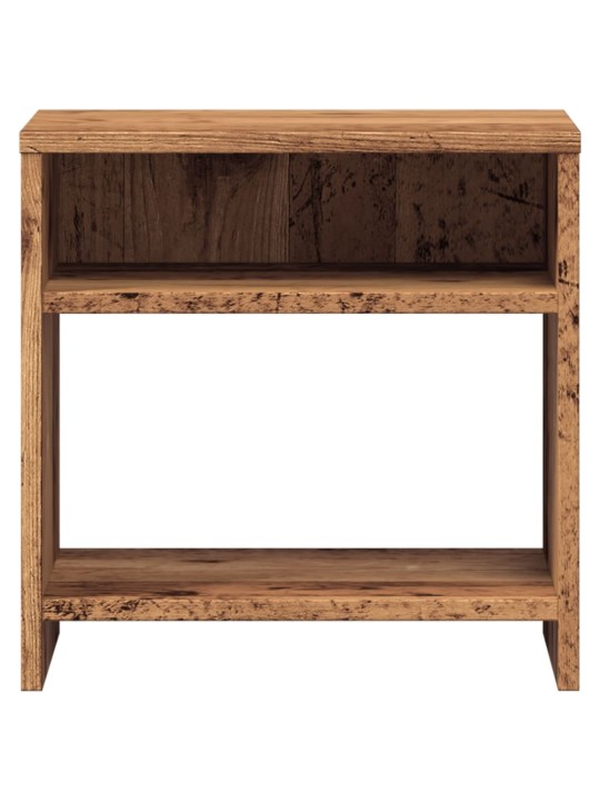 Noční stolky 2 ks old wood 40 x 30 x 40 cm kompozitní dřevo