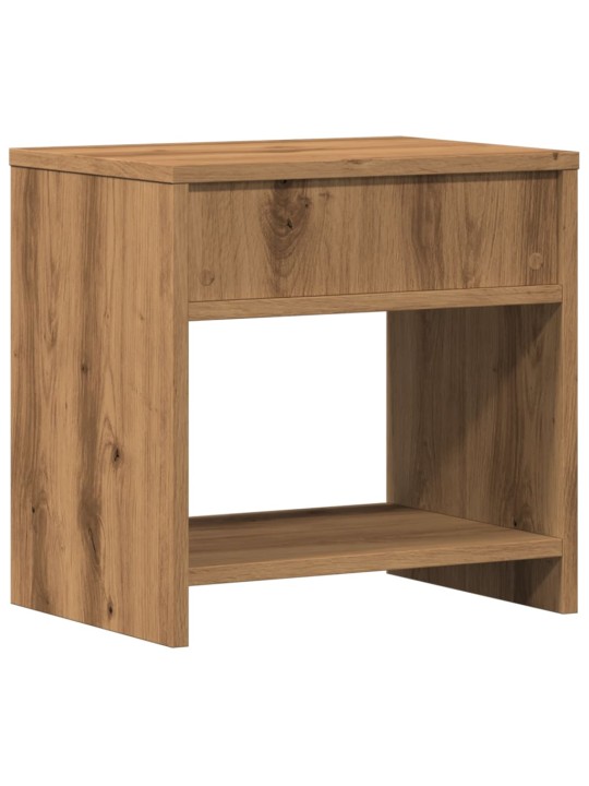 Noční stolky 2 ks dub artisan 40 x 30 x 40 cm kompozitní dřevo