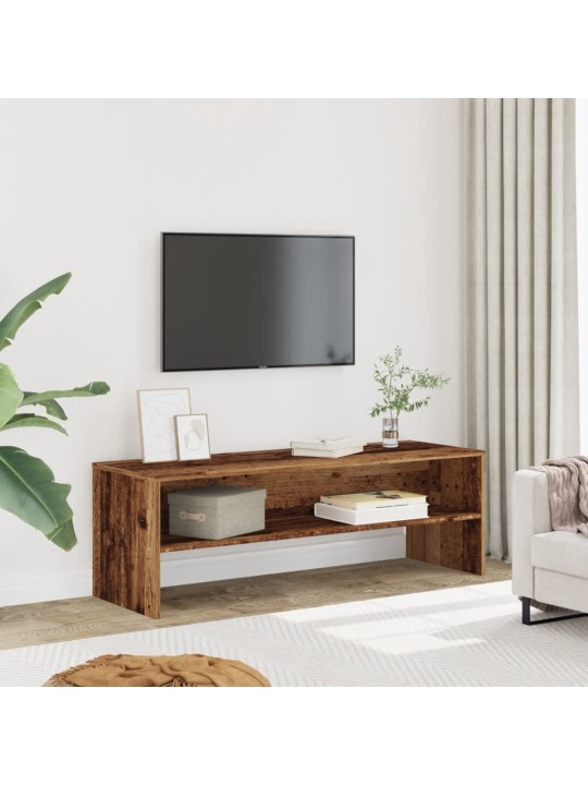 Tv stolek old wood 120 x 40 x 40 cm kompozitní dřevo