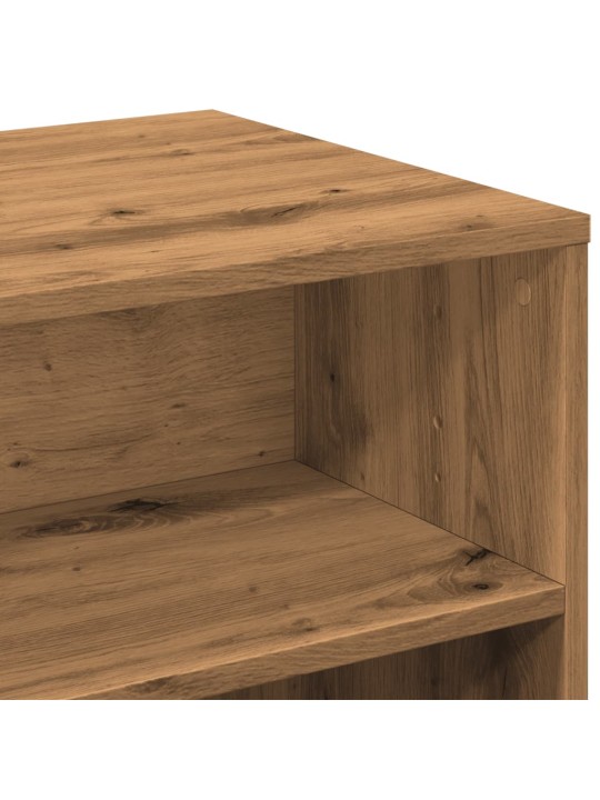 Tv skříňka dub artisan 120 x 40 x 40 cm kompozitní dřevo