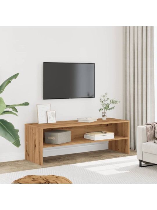 Tv skříňka dub artisan 120 x 40 x 40 cm kompozitní dřevo