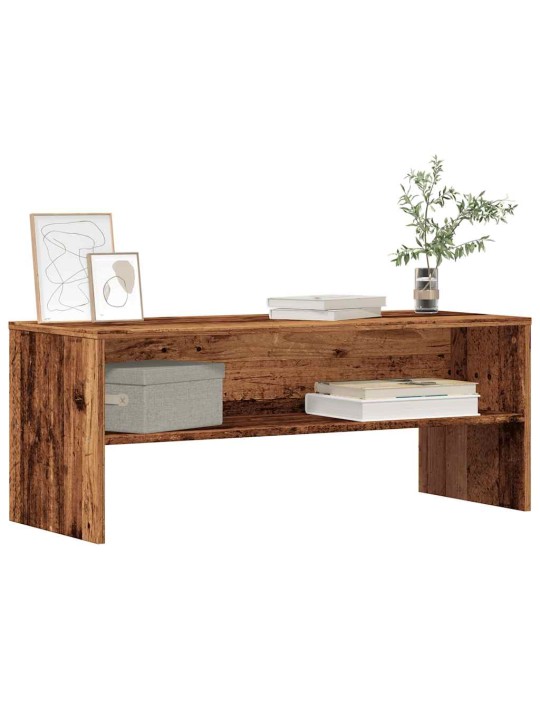 TV stolek old wood 100 x 40 x 40 cm kompozitní dřevo