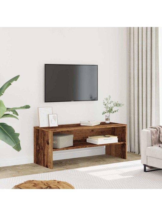TV stolek old wood 100 x 40 x 40 cm kompozitní dřevo