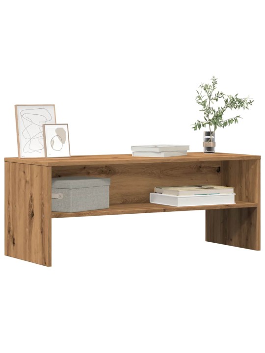 TV stolek dub artisan 100 x 40 x 40 cm kompozitní dřevo