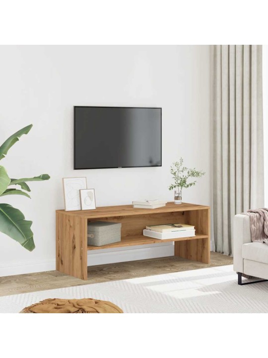 TV stolek dub artisan 100 x 40 x 40 cm kompozitní dřevo
