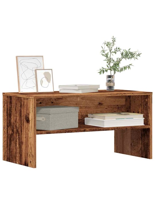 TV stolek old wood 80 x 40 x 40 cm kompozitní dřevo