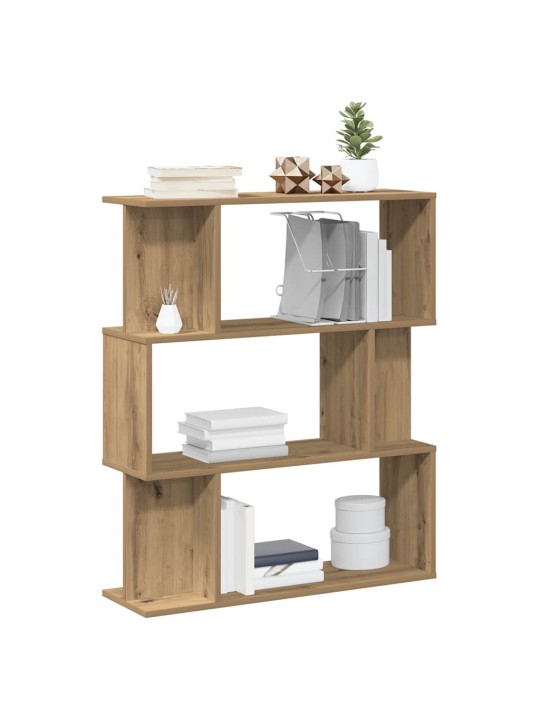 Knihovna dub artisan 80x24x96 cm kompozitní dřevo