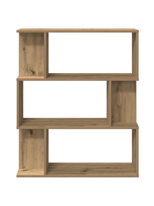Knihovna dub artisan 80x24x96 cm kompozitní dřevo