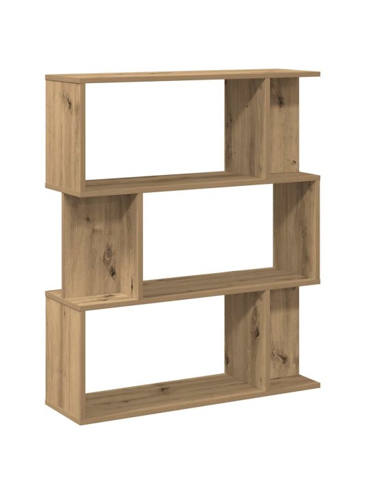 Knihovna dub artisan 80x24x96 cm kompozitní dřevo