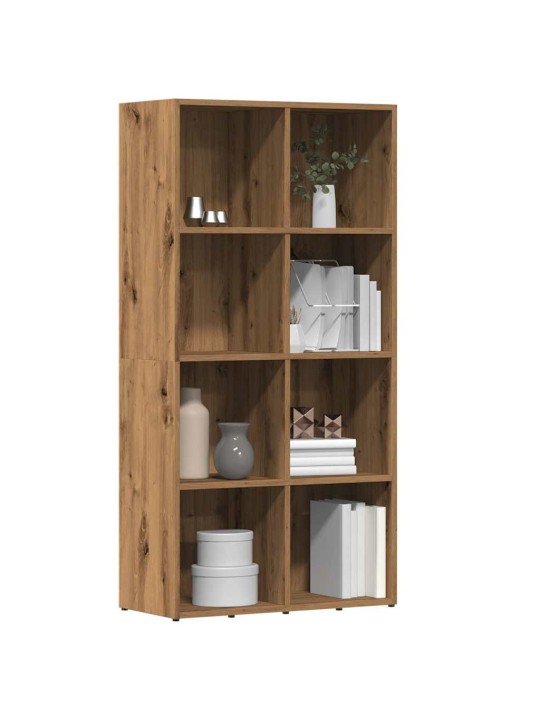 Knihovna dub artisan 66x30x130 cm kompozitní dřevo