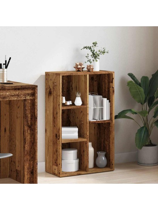 Knihovna old wood 50x25x80 cm kompozitní dřevo