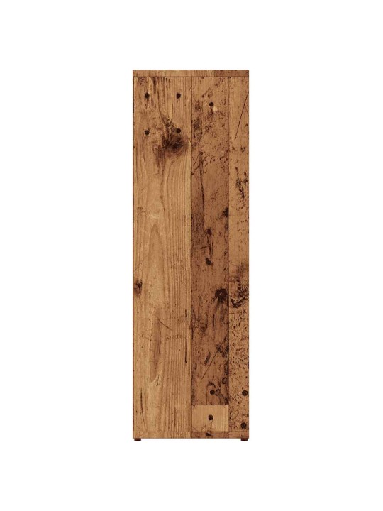 Knihovna old wood 50x25x80 cm kompozitní dřevo