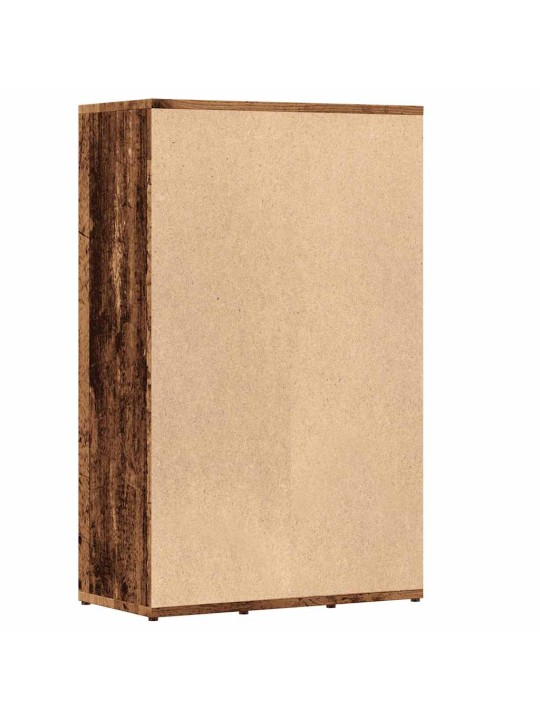 Knihovna old wood 50x25x80 cm kompozitní dřevo