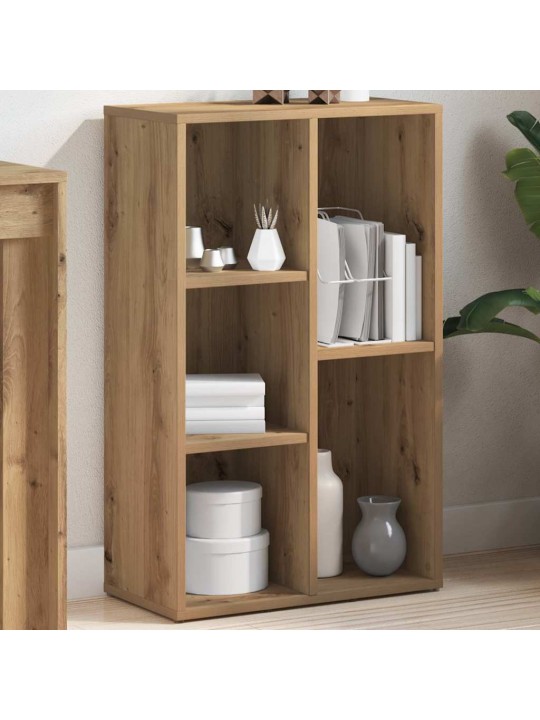 Knihovna dub artisan 50x25x80 cm kompozitní dřevo