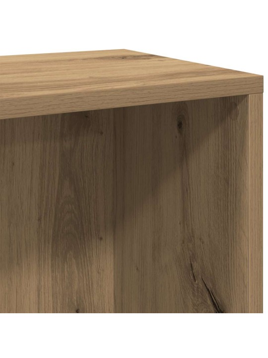 Knihovna dub artisan 50x25x80 cm kompozitní dřevo