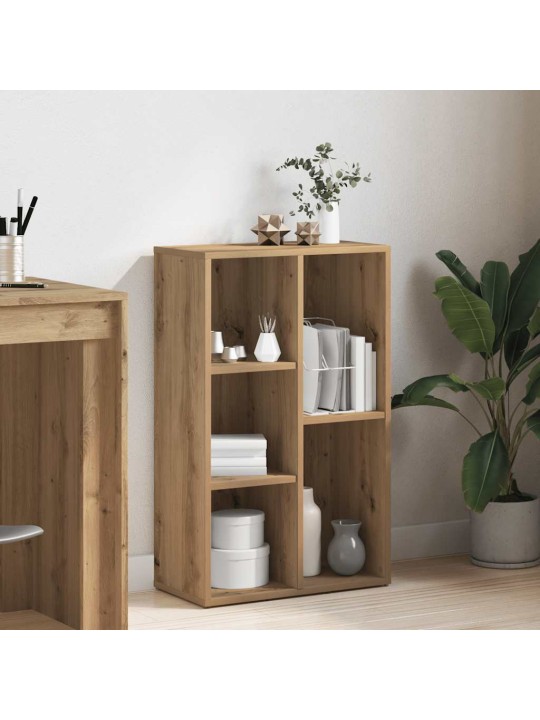 Knihovna dub artisan 50x25x80 cm kompozitní dřevo