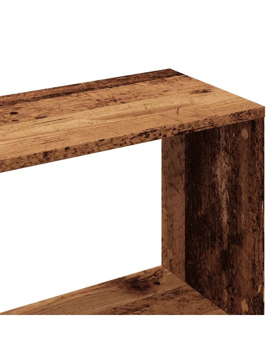 Knihovna old wood 45 x 24 x 159 cm kompozitní dřevo