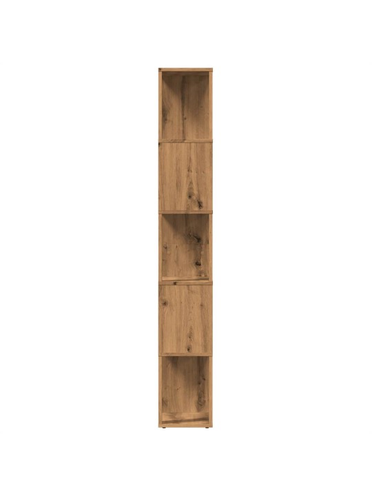 Knihovna dub artisan 45 x 24 x 159 cm kompozitní dřevo