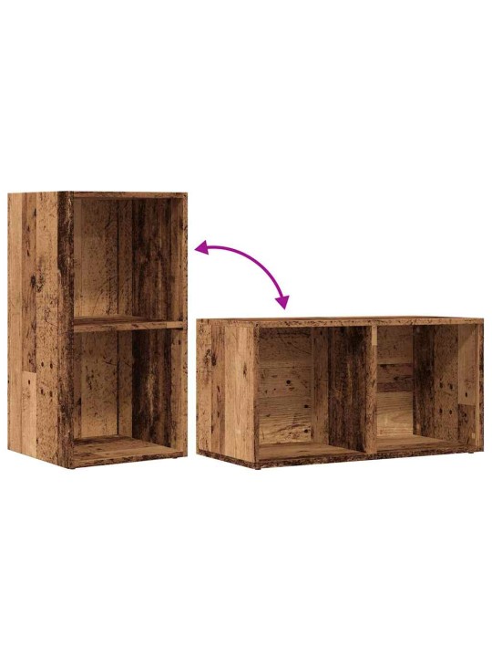 Úložný box old wood 69,5x34x36 cm kompozitní dřevo